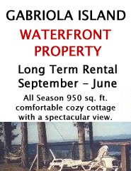 Gabriola Island Cottage for Rent Long Term